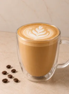 Flat White at La Cafeteria