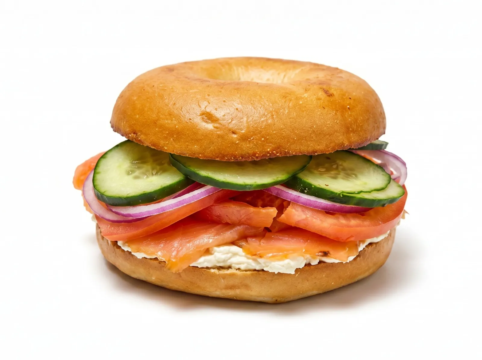 Deluxe Lox Bagel at La Cafeteria
