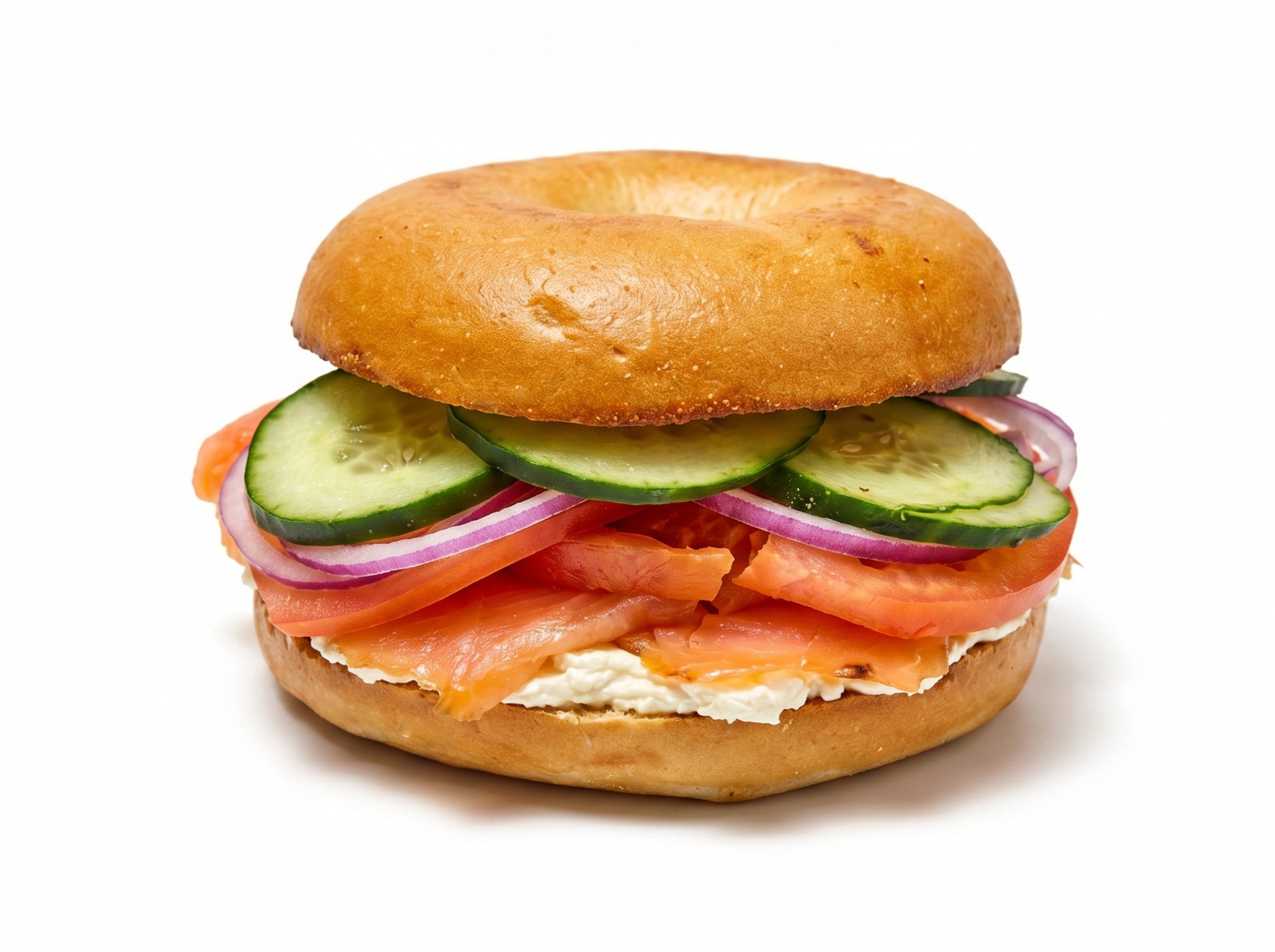 Deluxe Lox Bagel at La Cafeteria
