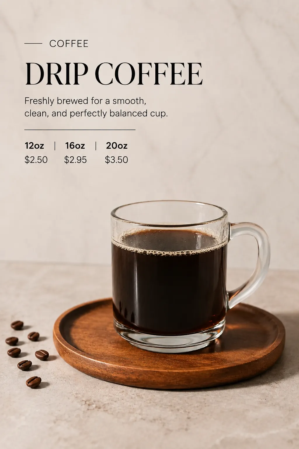 Drip Coffee at La Cafeteria