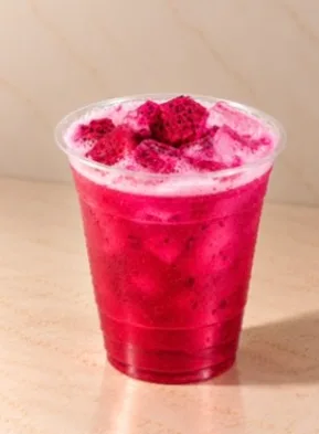 Dragon Fruit Pineapple Refresher at La Cafeteria