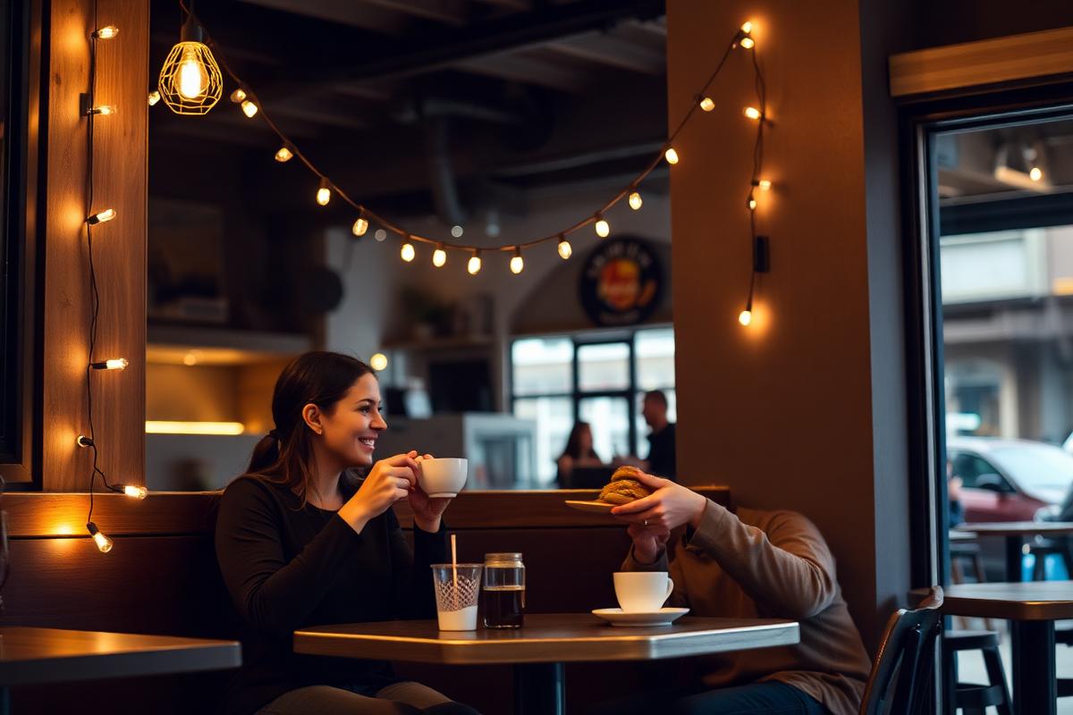 Cozy atmosphere at La Cafeteria