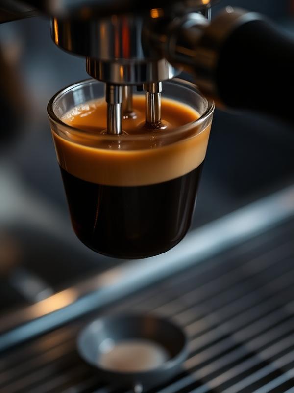 Espresso shot being pulled